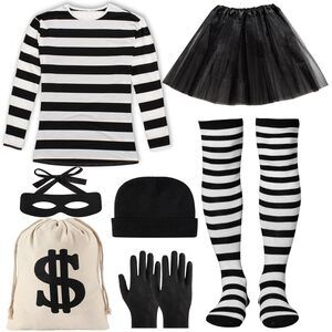 8995 Robber Costume Accessoriess, Halloween Thief Costume